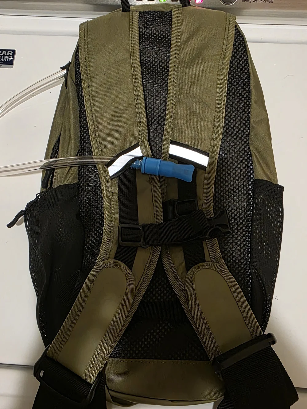 Olive Green Men’s Hydration Backpack - Lightweight Daily Sling